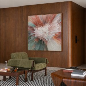 Obra Abstrata Núcleo de Aurora