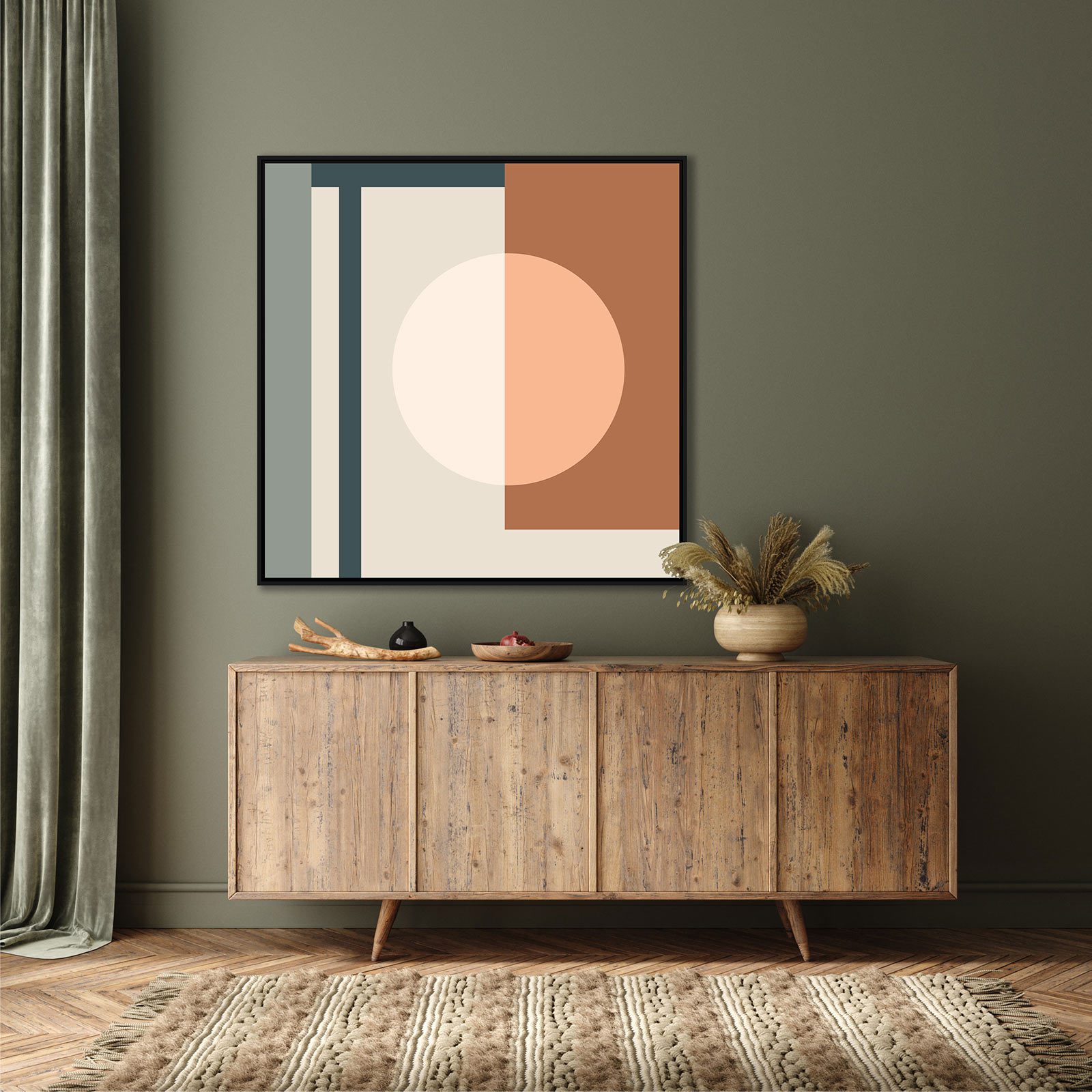 Quadro Decorativo Formas Geométricas