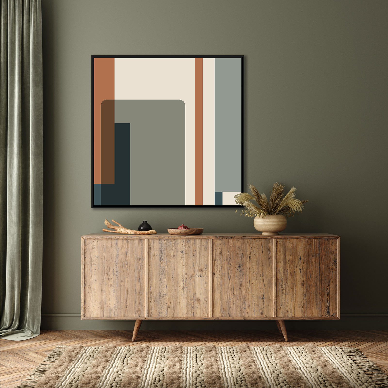 Quadro Decorativo Formas Geométricas