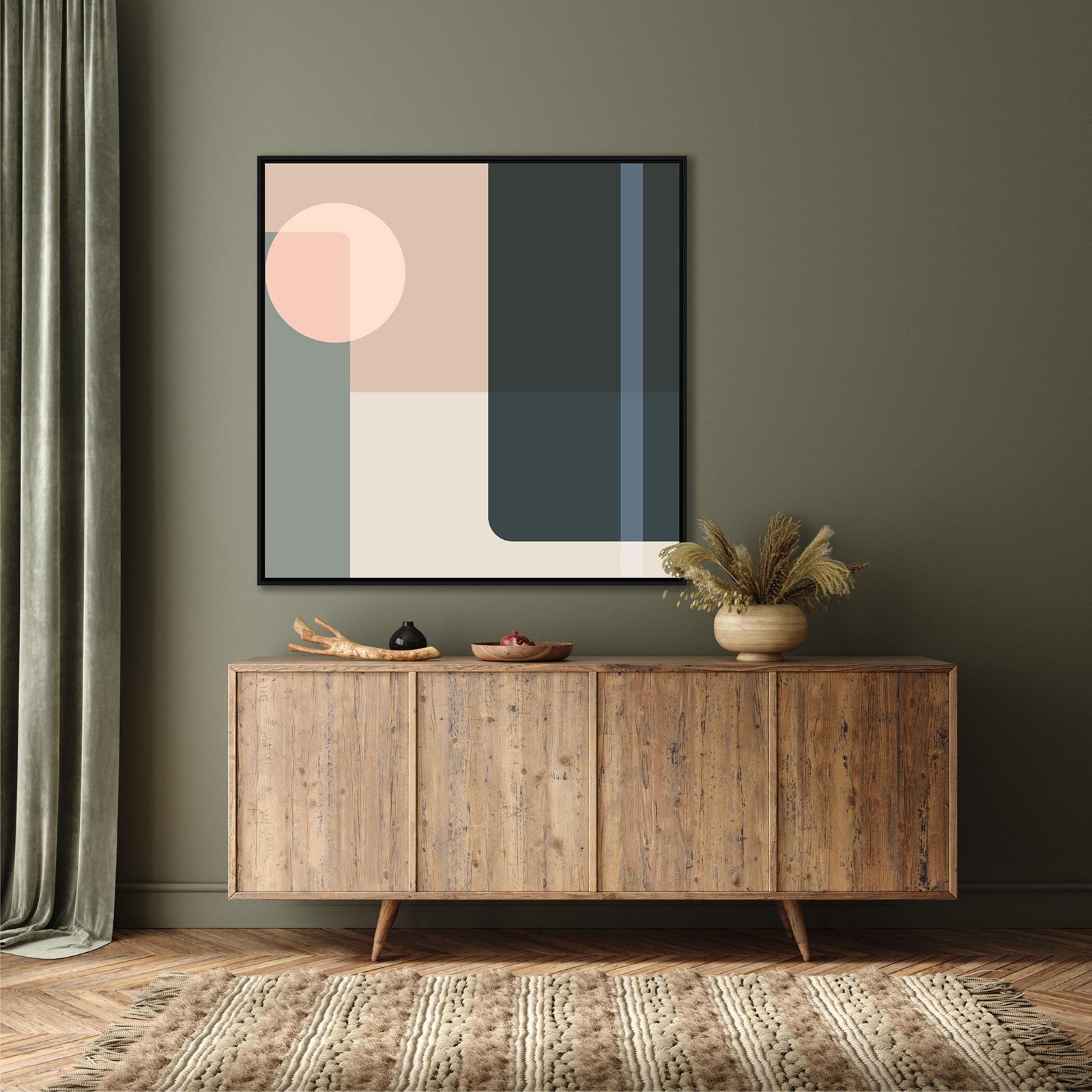 Quadro Decorativo Formas Geométricas