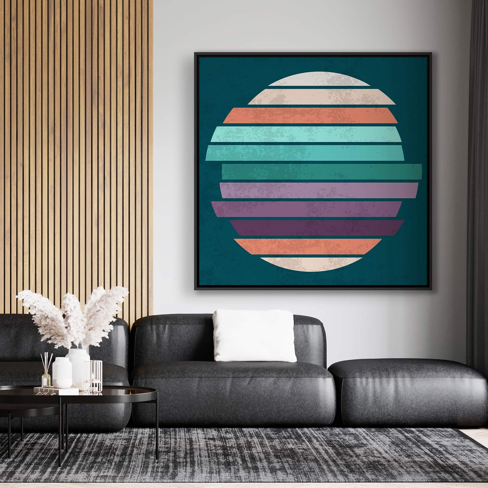 Quadro Decorativo Geométrico Verde