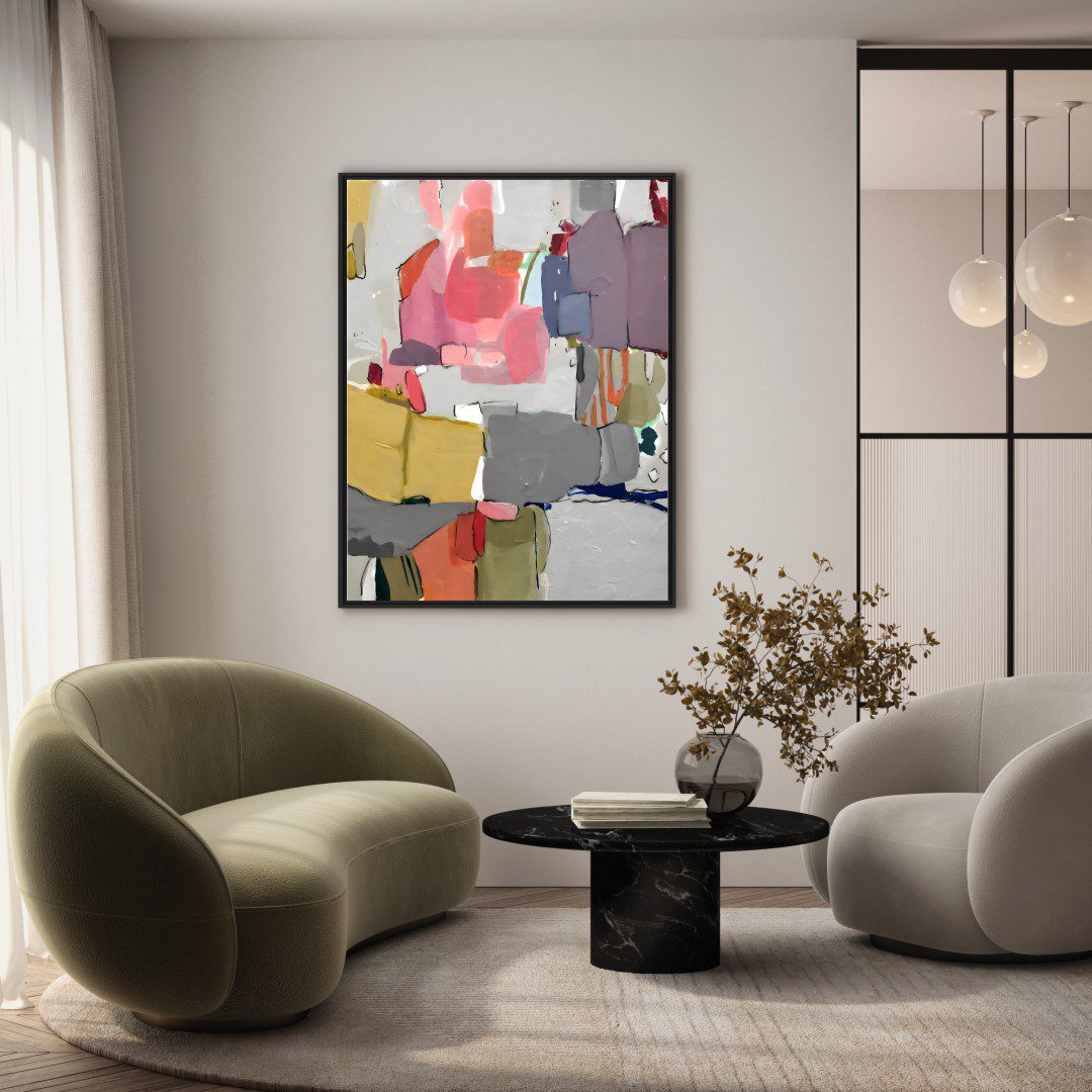 Quadro Abstrato Colorido