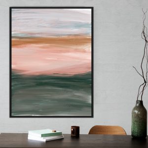 Quadro Abstrato com Nuances de Cores