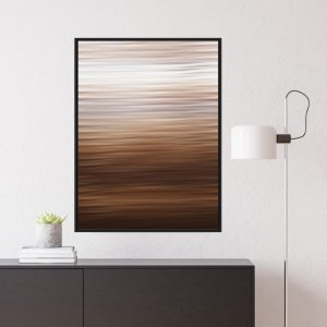 Quadro Abstrato Degradê Marrom