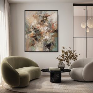 Quadro com Pintura Abstrata