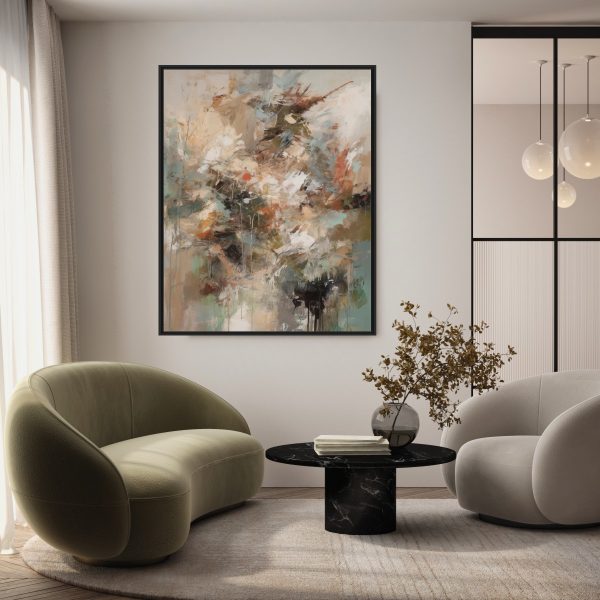 Quadro com Pintura Abstrata