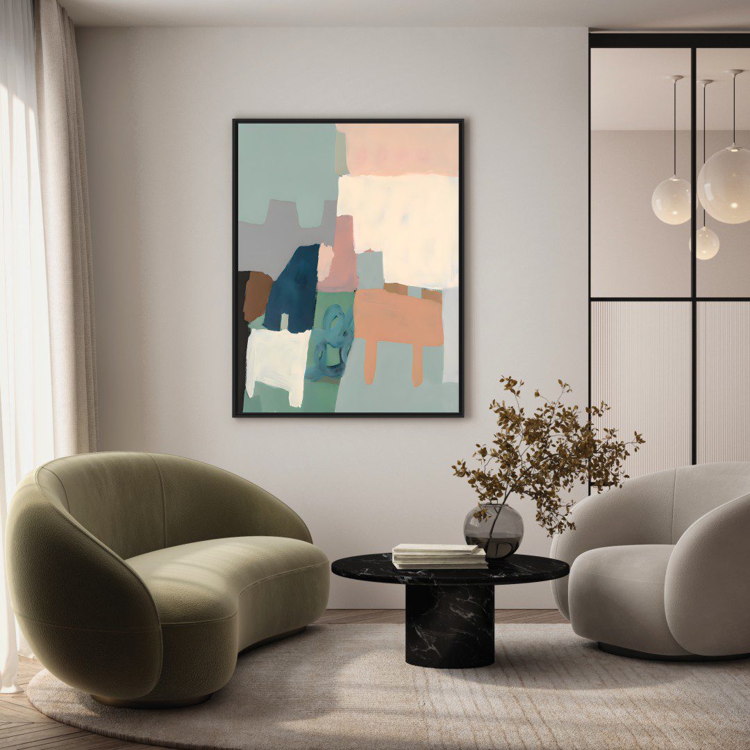 Quadro Abstrato Colorido