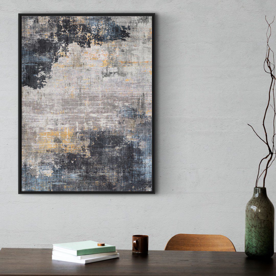 Quadro Abstrato em Tons Neutros