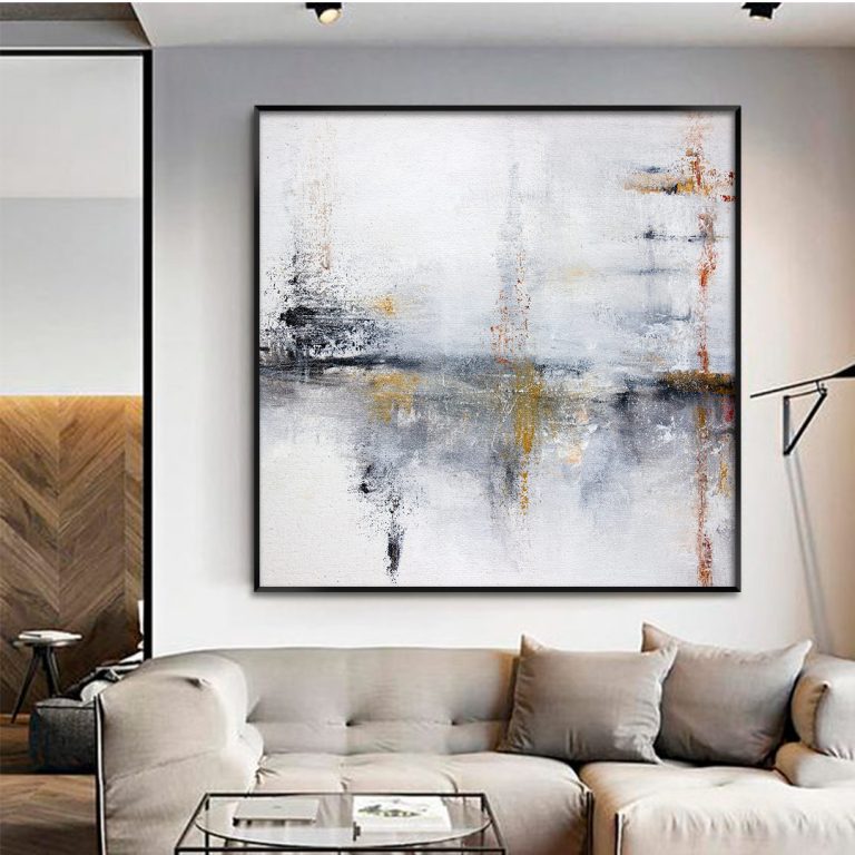 Obra Abstrata Silêncio de Argila