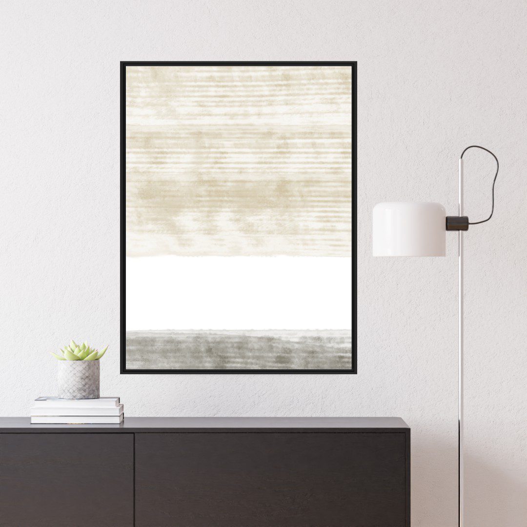 Quadro Abstrato Tons Neutros