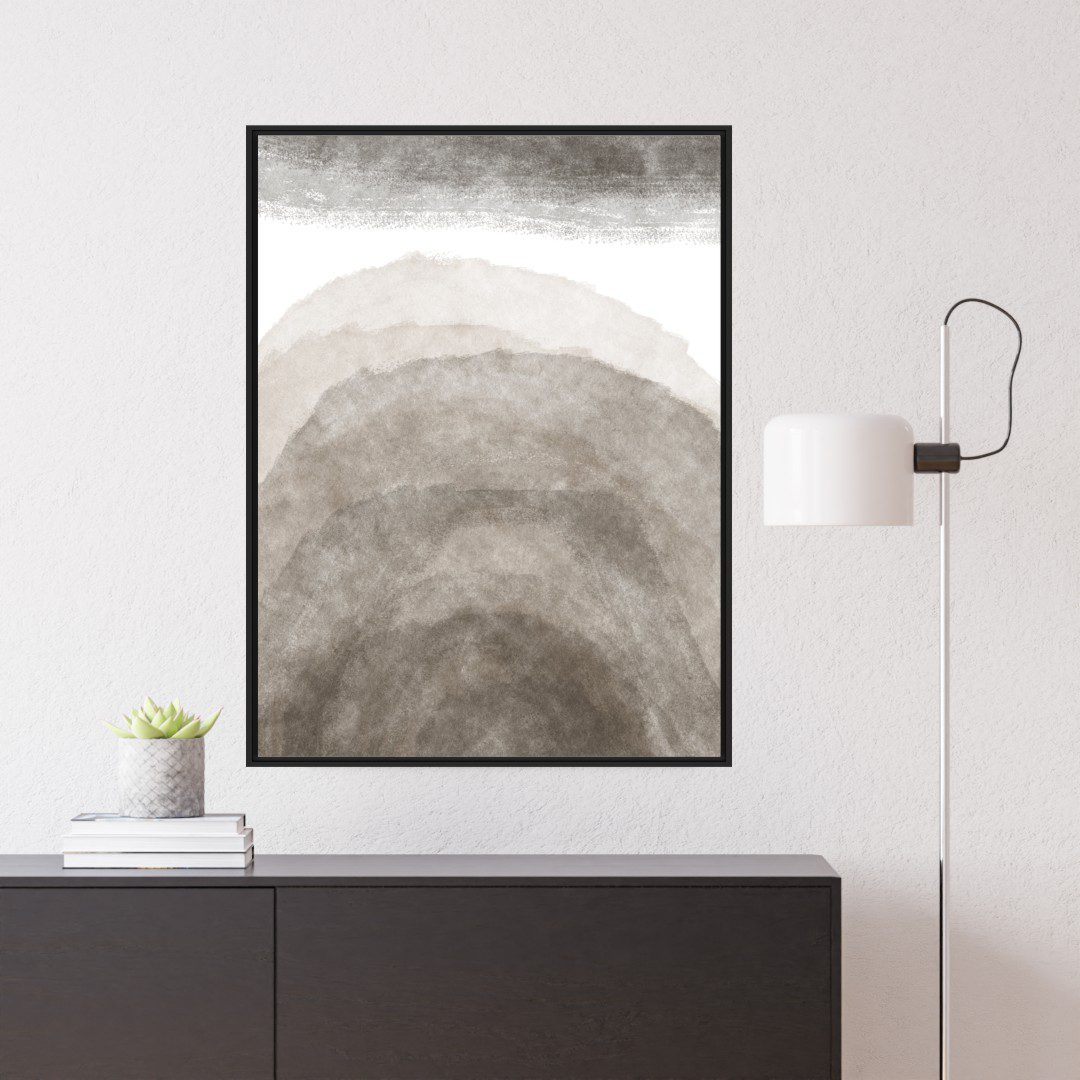 Quadro Abstrato Tons Neutros