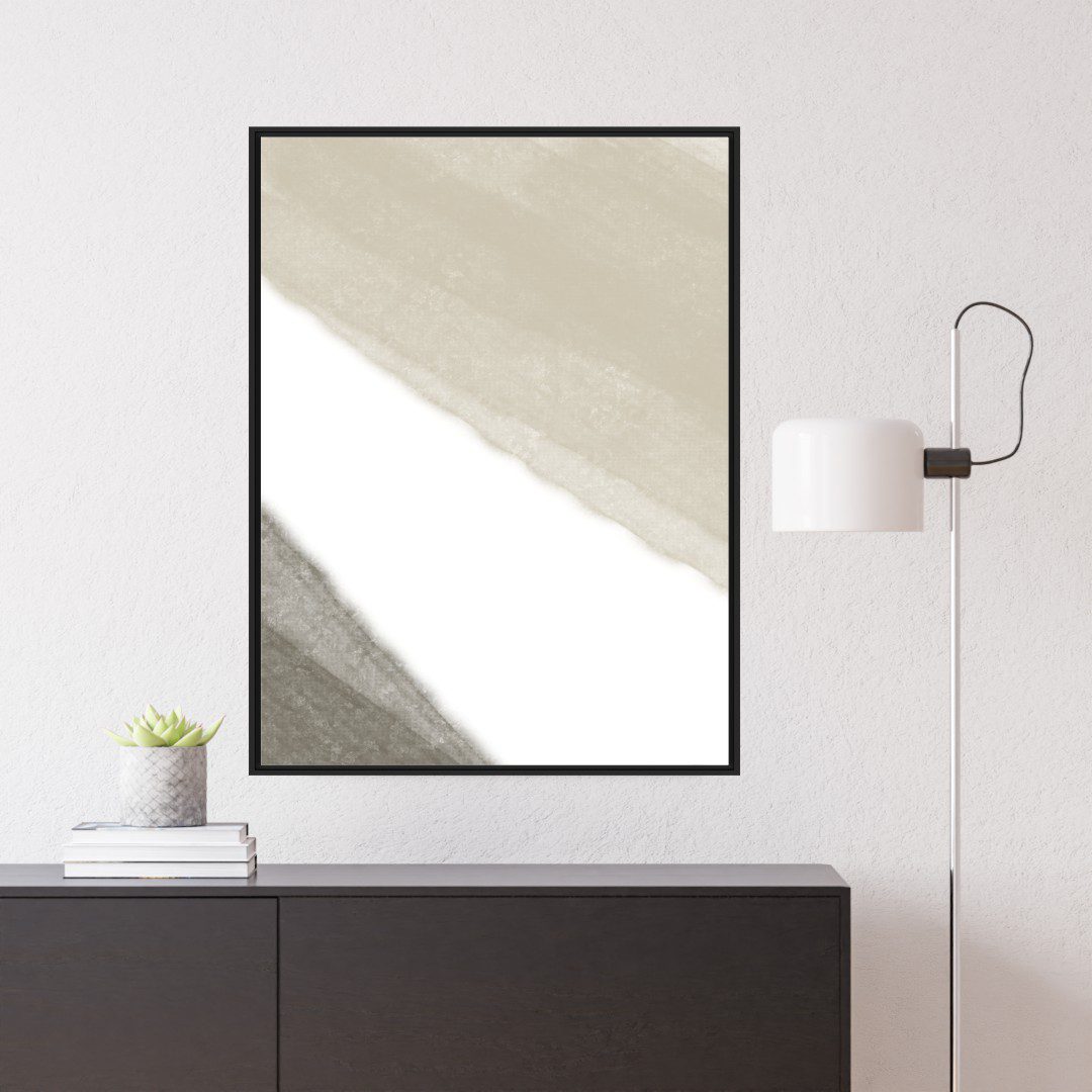 Quadro Abstrato Tons Neutros