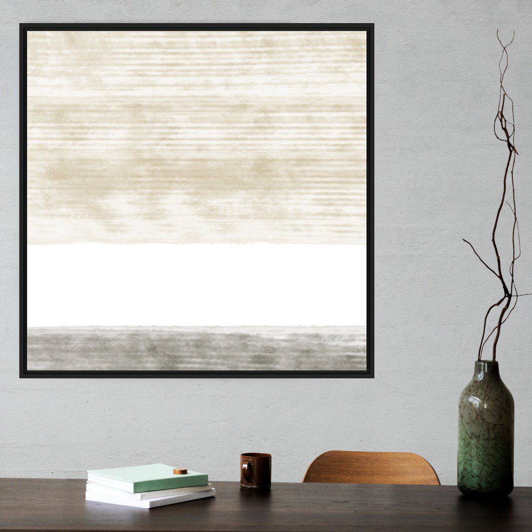 Quadro Abstrato Tons Neutros