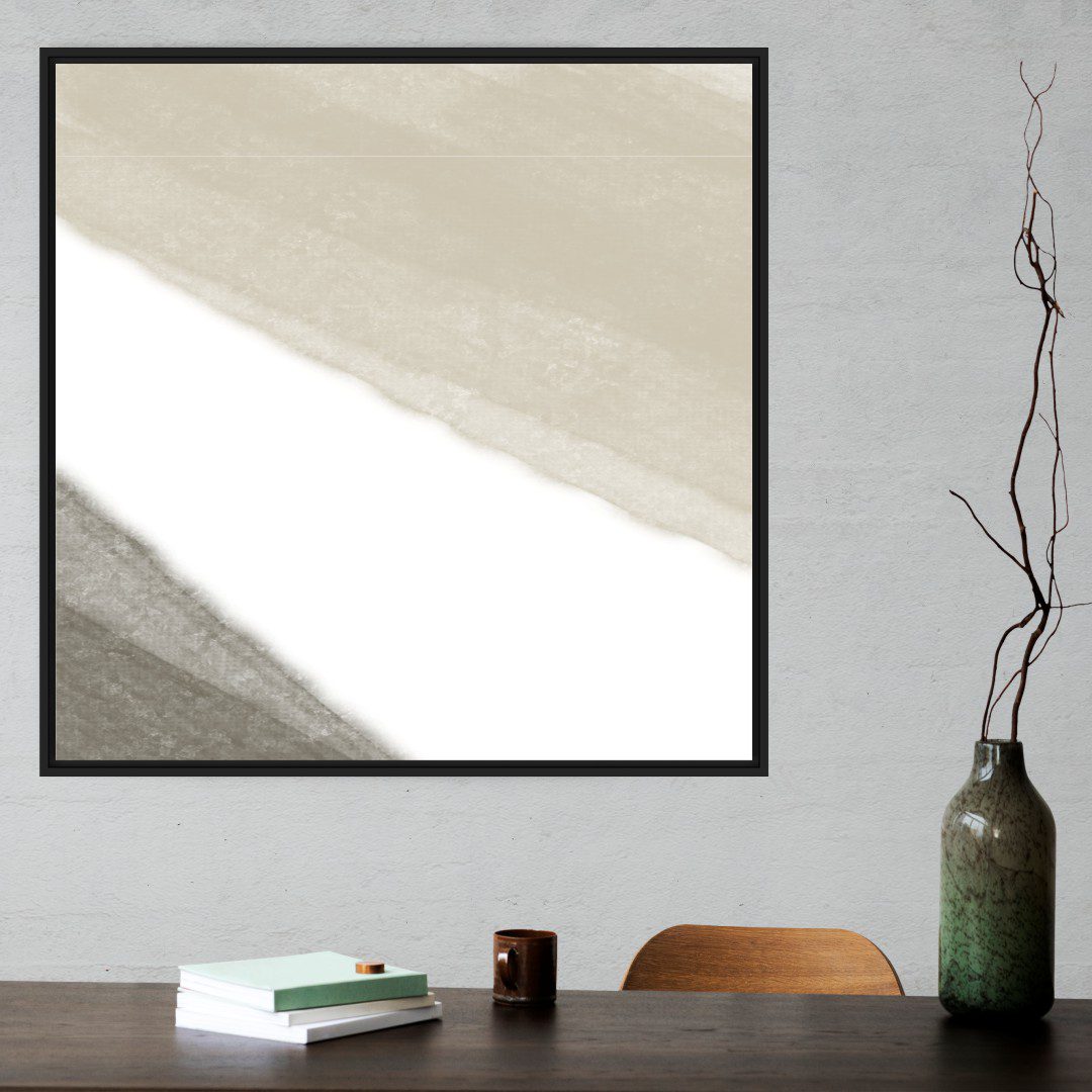 Quadro Abstrato Tons Neutros