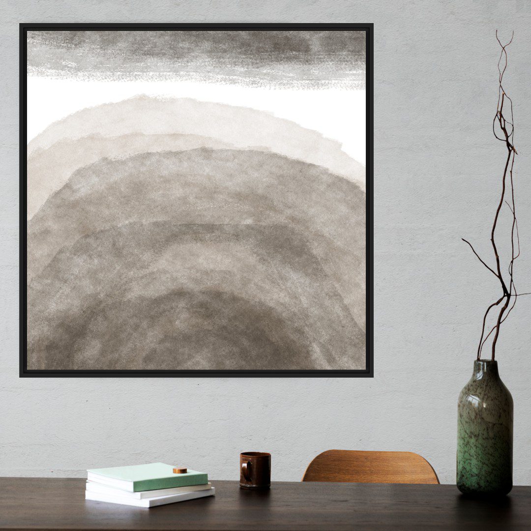 Quadro Abstrato Tons Neutros