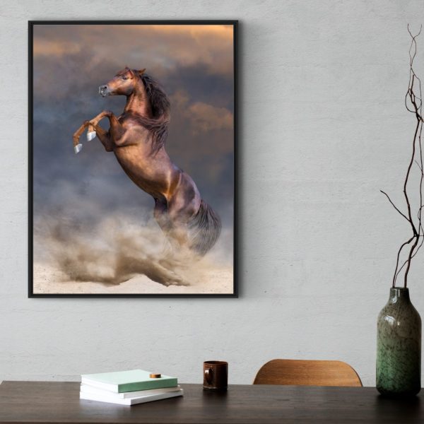 Quadro Artístico Cavalo Marrom