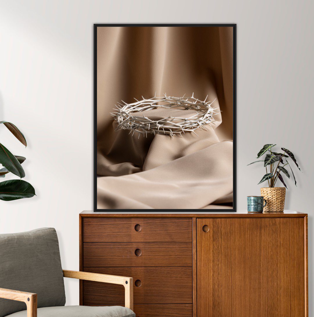 Quadro com Fotografia de Coroa de Espinho