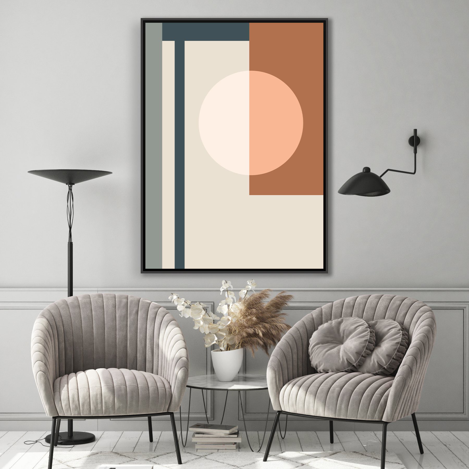 Quadro com Formas Geométricas