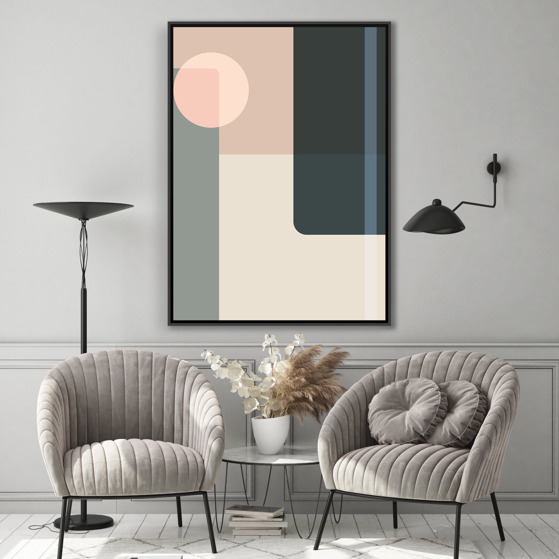 Quadro com Formas Geométricas