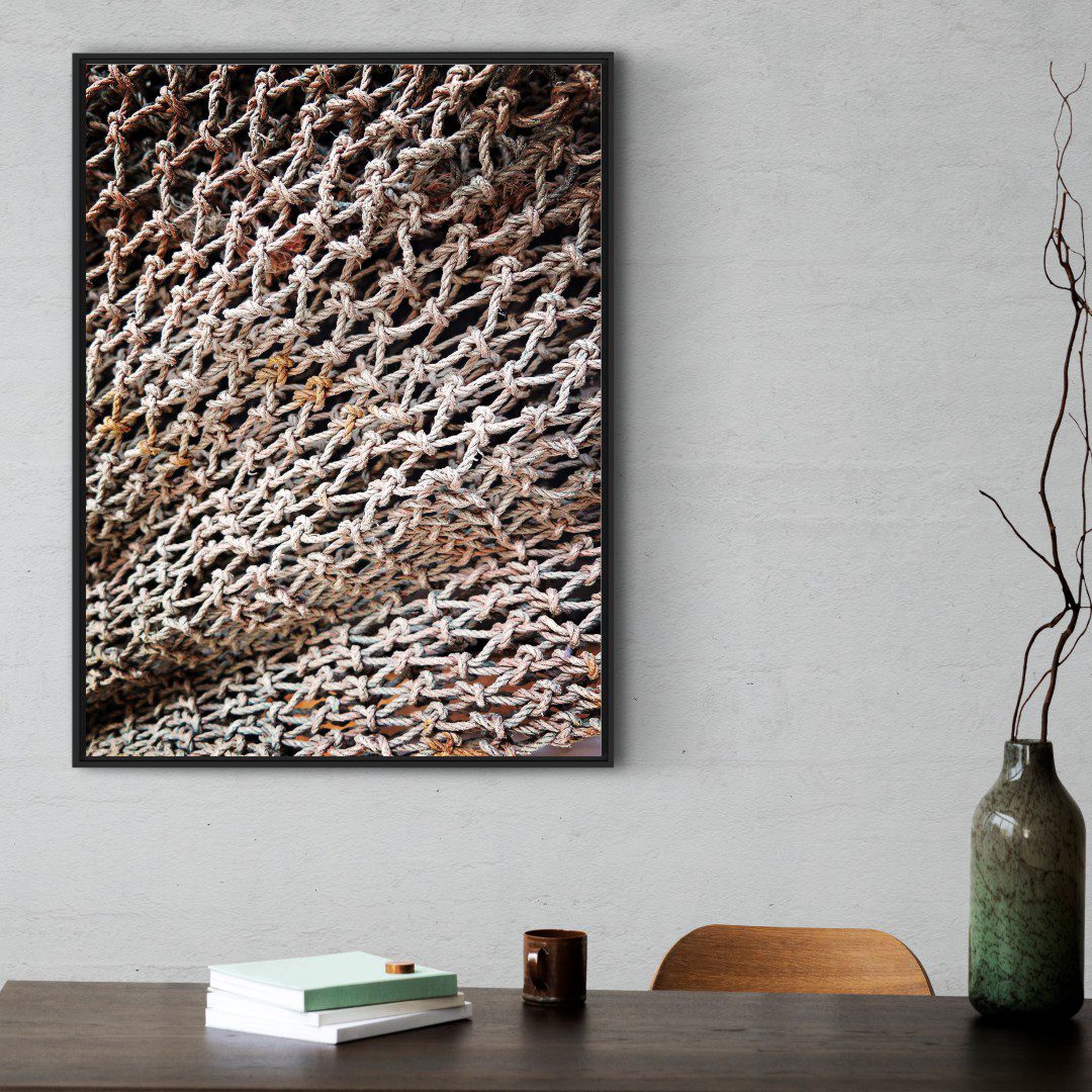 Quadro Decorativo Fotografia de Corda Náutica