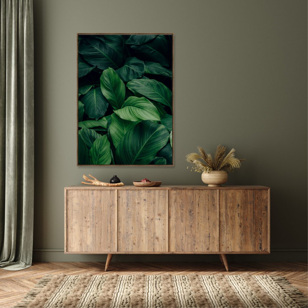 Quadro Decorativo Fotografia de Folhagens