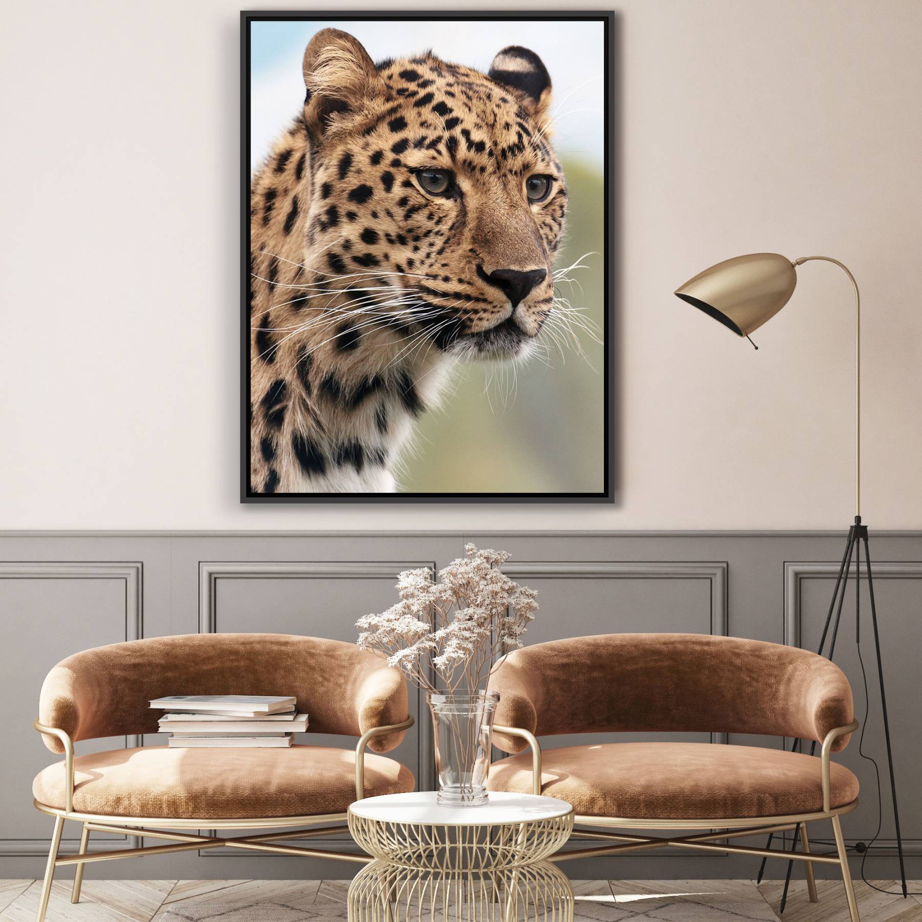 Quadro Decorativo Fotografia de Onça