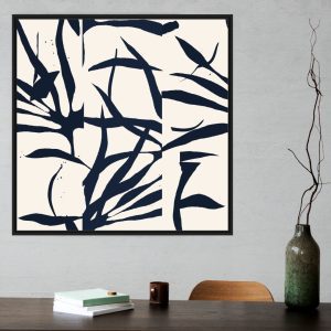 Quadro Decorativo Geométrico Azul Marinho