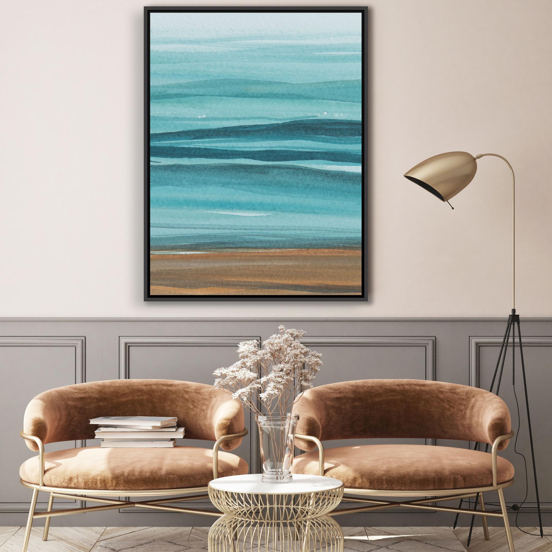 Quadro Mar em Aquarela