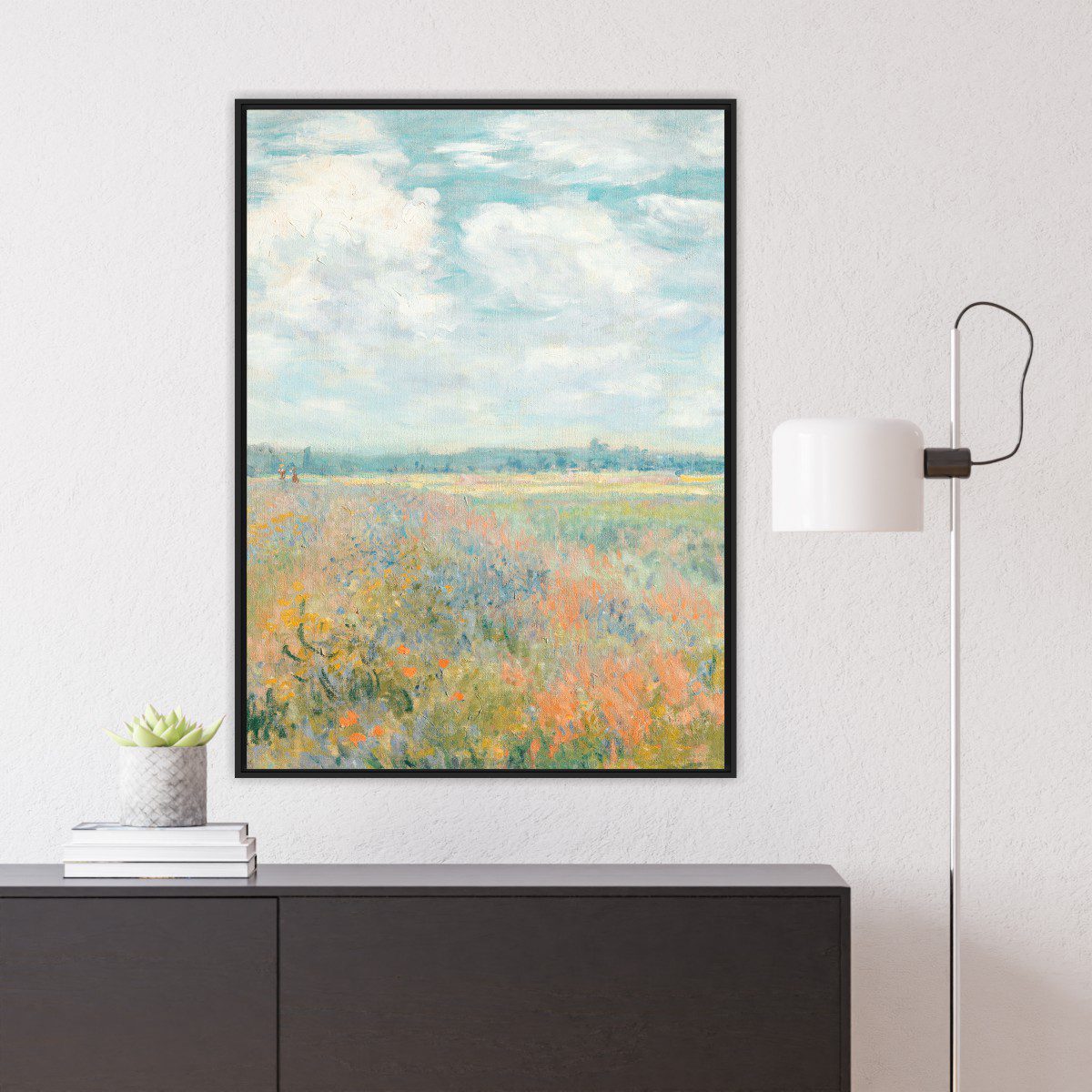 Quadro Decorativo Fundo Paisagem - Pintura de Claude Monet