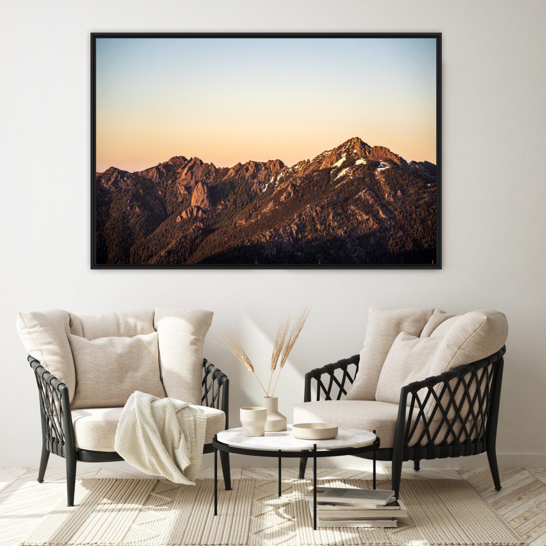 Quadro Decorativo Paisagem com Montanhas