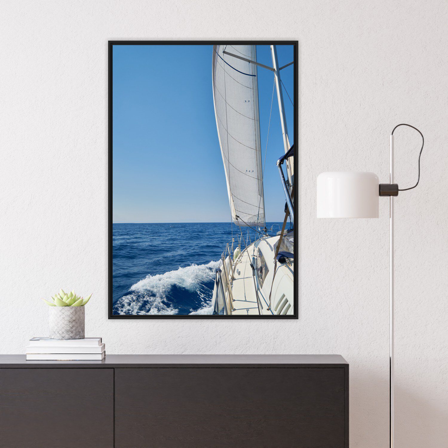 Quadro Decorativo Veleiro no Mar