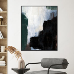 Quadro Decorativo com Pintura Abstrata