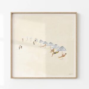 Quadro Decorativo Praia Minimalista Verão Atemporal