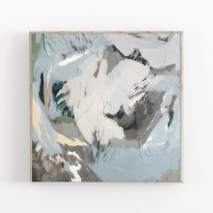 Quadro Abstrato Contemporâneo Paisagem Etérea