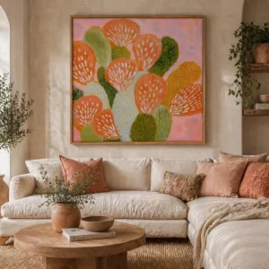 Obra Botânica Jardim de Cactos Laranja