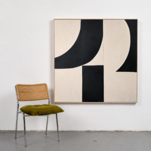 Obra Abstrata Forma Essencial