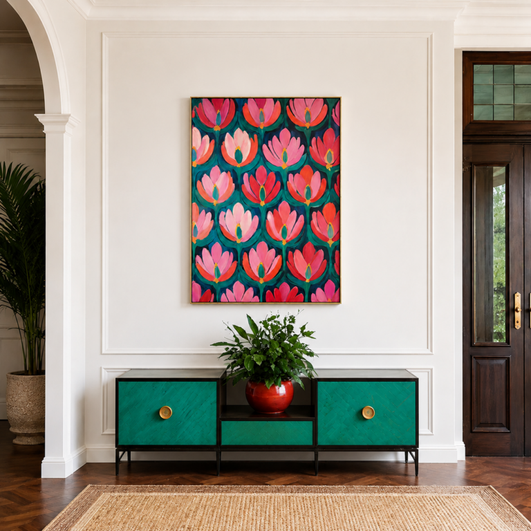 Obra Floral Jardim Vibrante