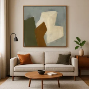 Obra Abstrata Volume Natural
