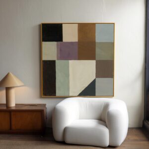 Obra Abstrata Mosaico Natural